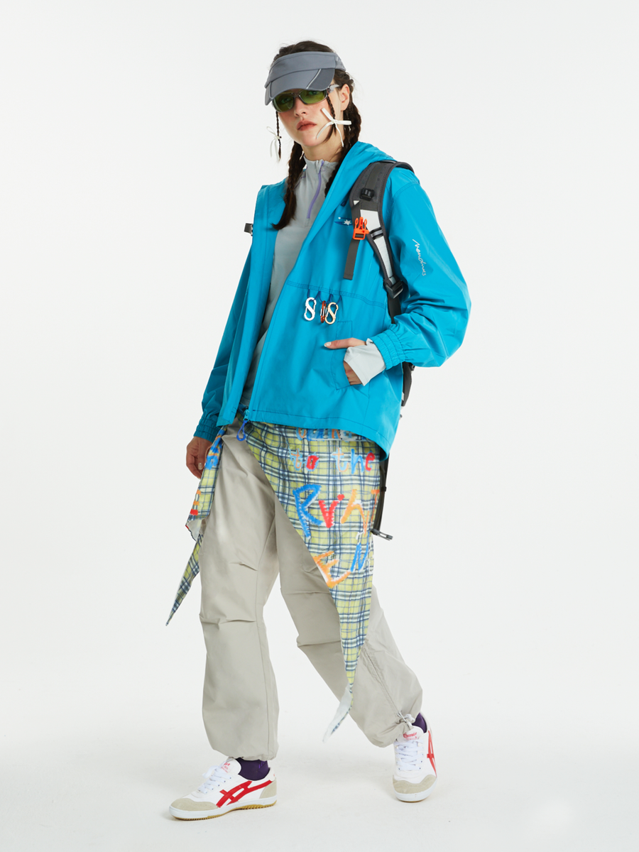 EchoDeck - Unisex ColorBlock Teflon Triple-Defense Shell Jacket