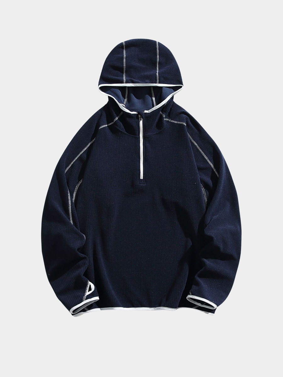 Ashshadow - Unisex Antibacterial Thermal Fleece-Lined Hoodie Jacket