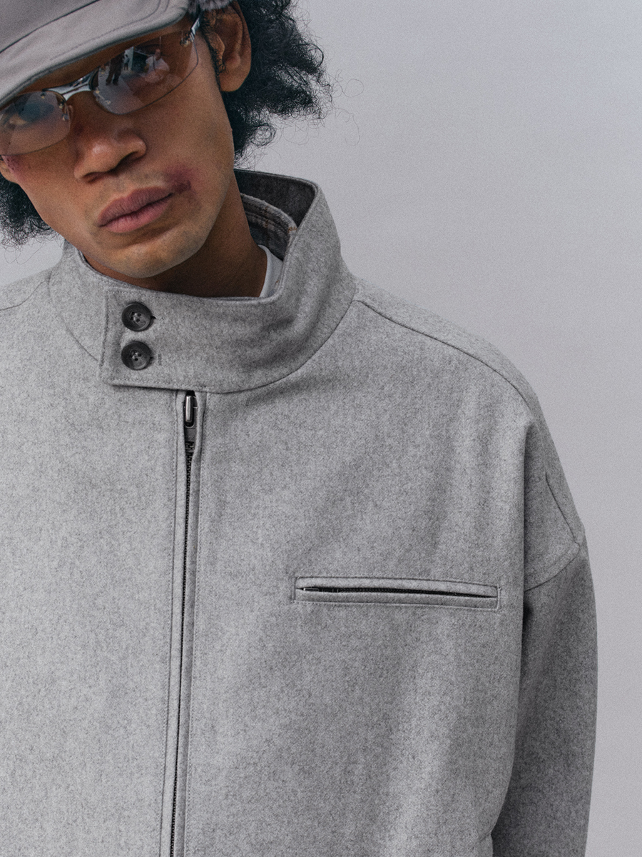 Moonreach - Men's Windproof Stand-Collar Harrington Jacket