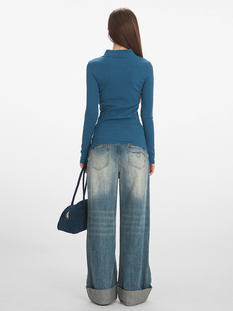 Cavebluff - Women's Slim-Fit Long-Sleeve