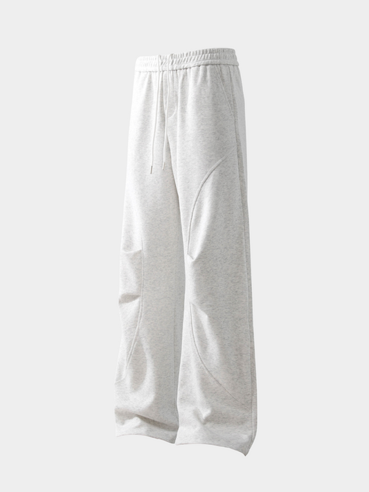FoxField - Unisex Vintage Creased Straight-Leg Cotton Trousers