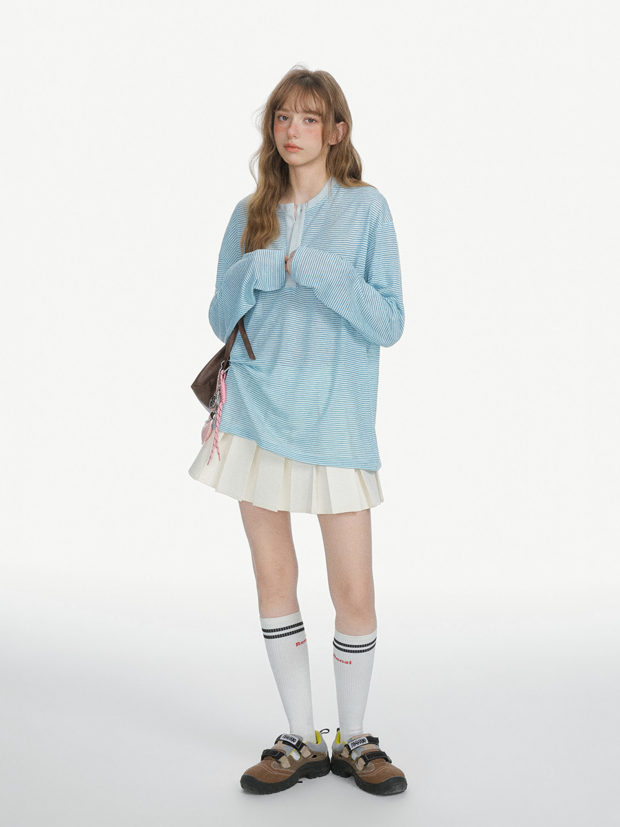 TrailStep - Women's Striped Lightweight Long Breathable Sleeve