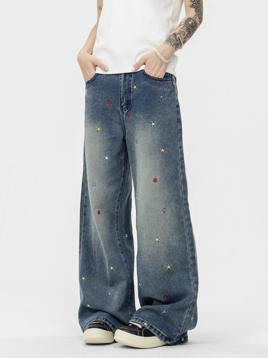 Expeditionary - Women's Star Embroidered Denim Jeans