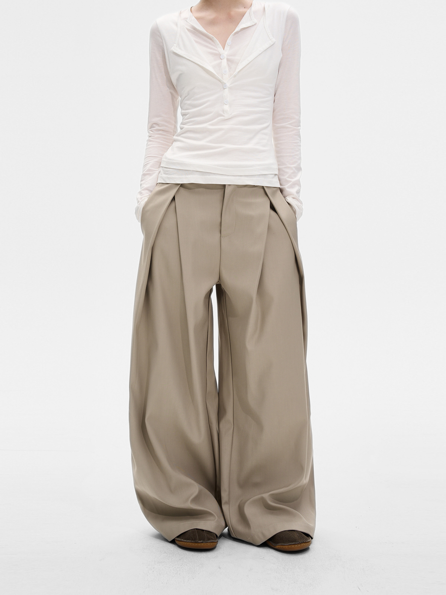 Thunderbreeze - Unisex Wrinkle-Resistant Double-Pleated Relaxed Fit Pants