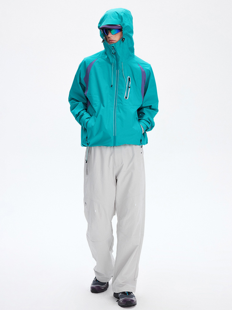 Ashcrack - Unisex Teflon 3-Proof Water-Repellent Hard Shell Jacket
