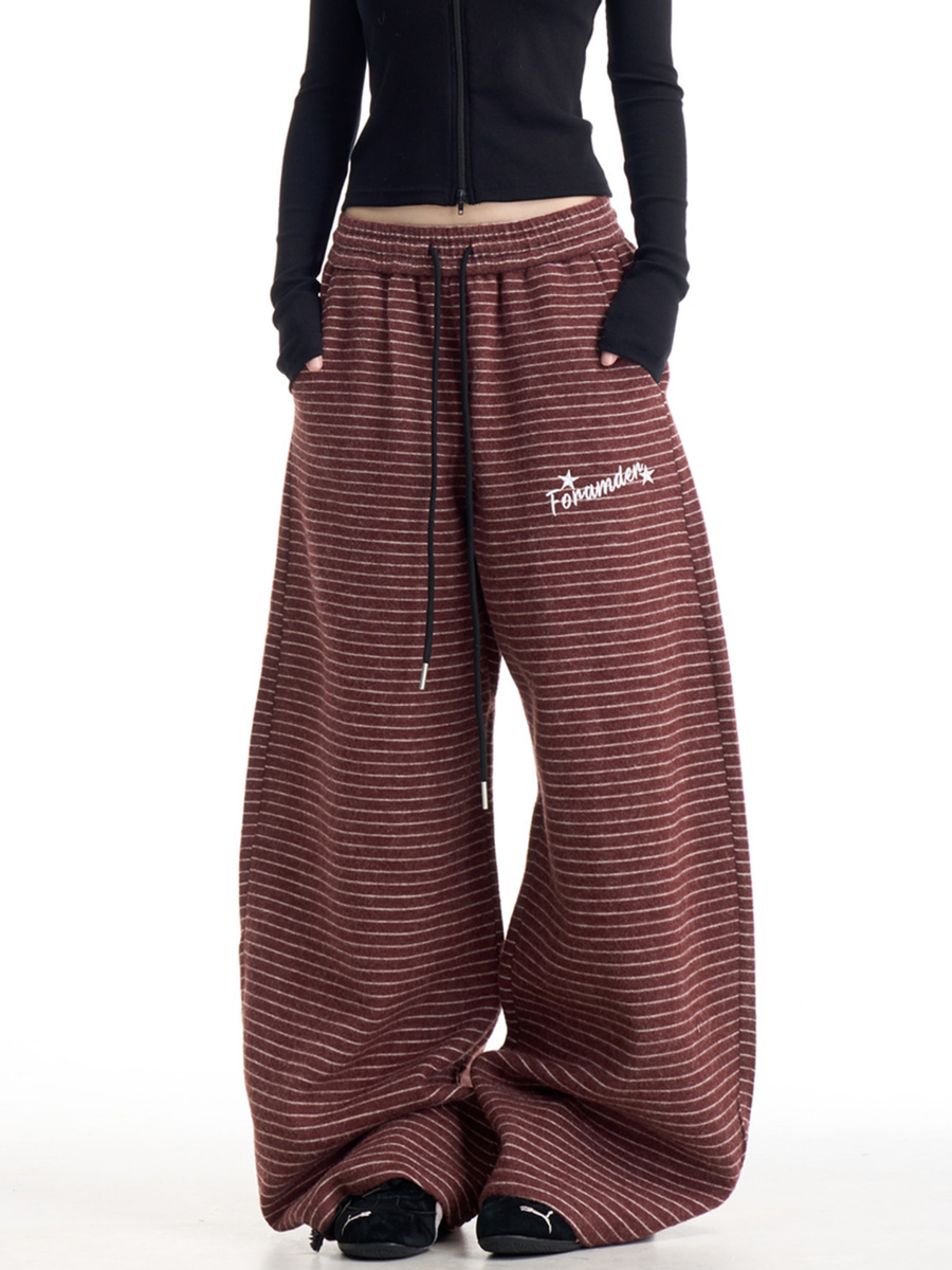 Emberburn - Women's Striped Wide-Leg Casual Pants