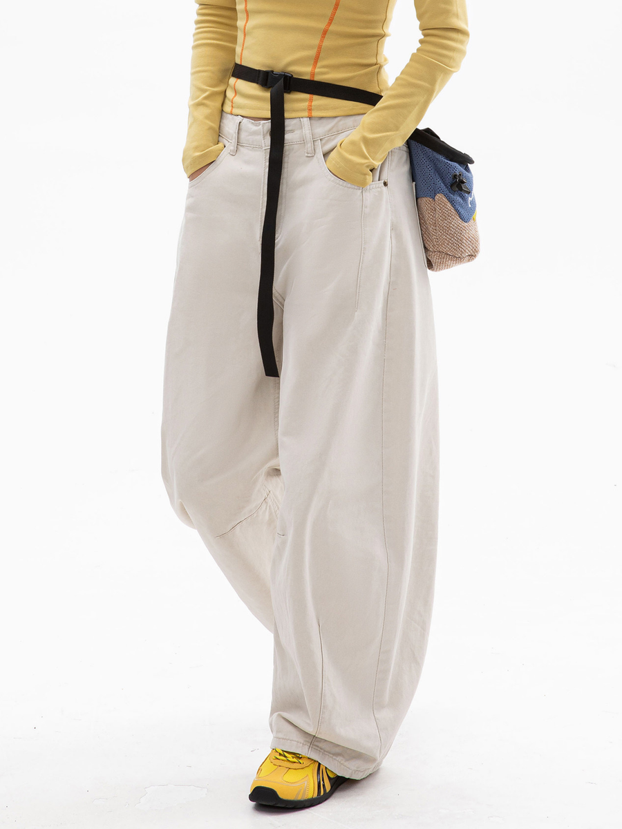 Valleyhike - Women's Relaxed Straight-Leg Cotton Pants