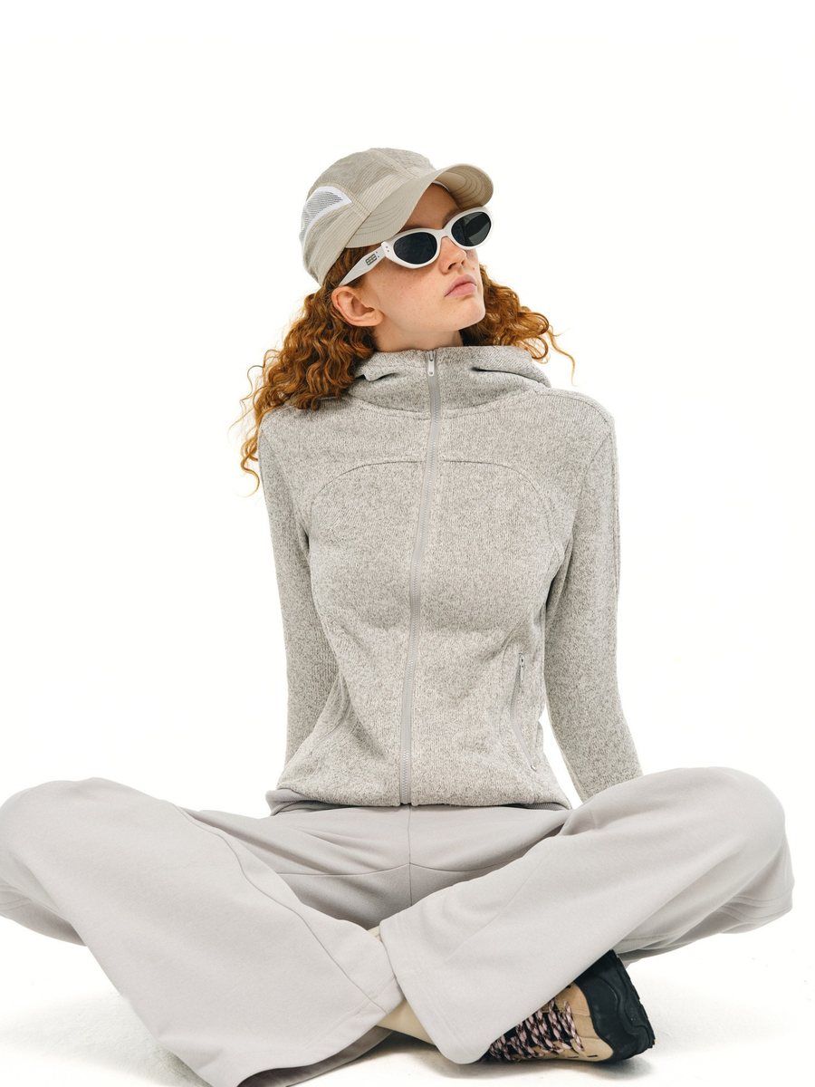 Ravenstorm - Women's Thermal Slim-Fit Hooded Short Jacket