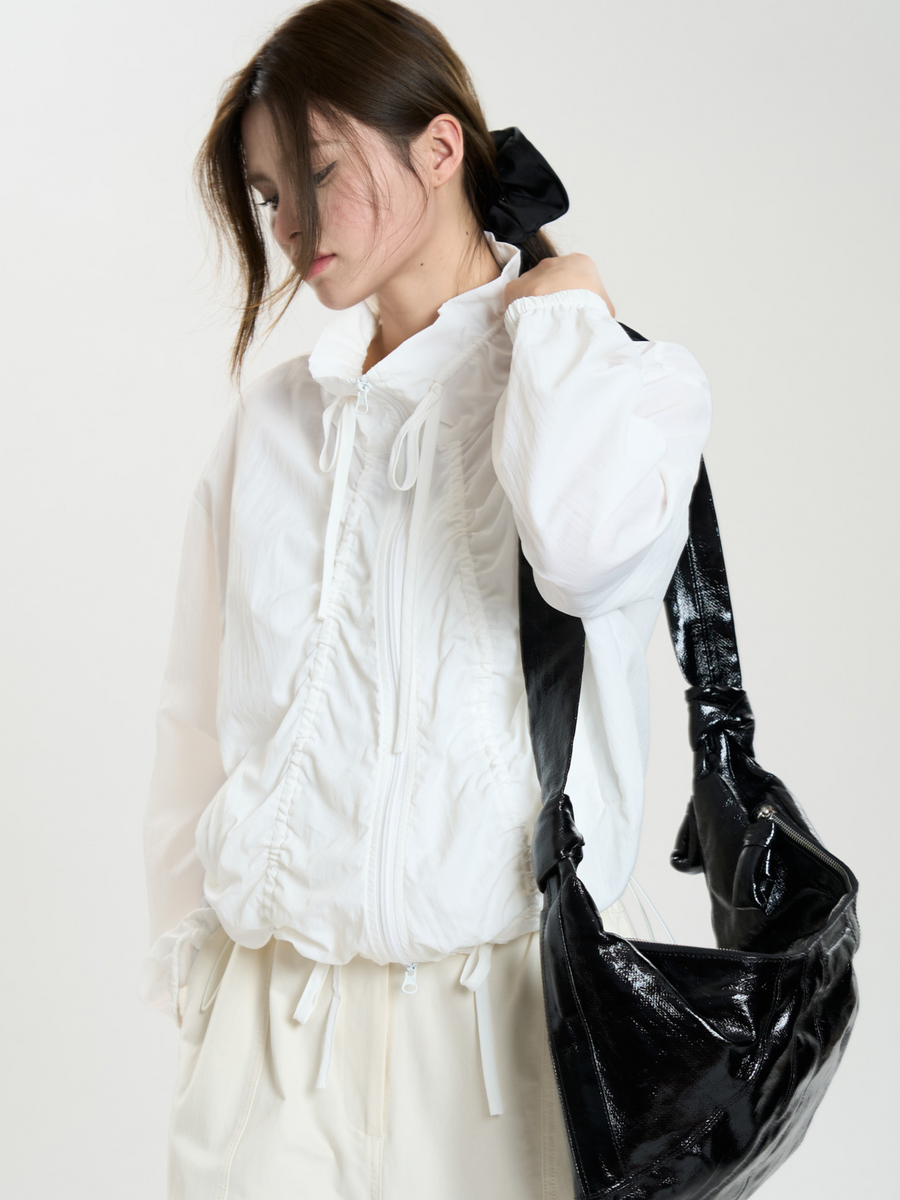 OwlTop - Women's UPF 50+ Side Drawstring Ruched Breathable Sun Jacket