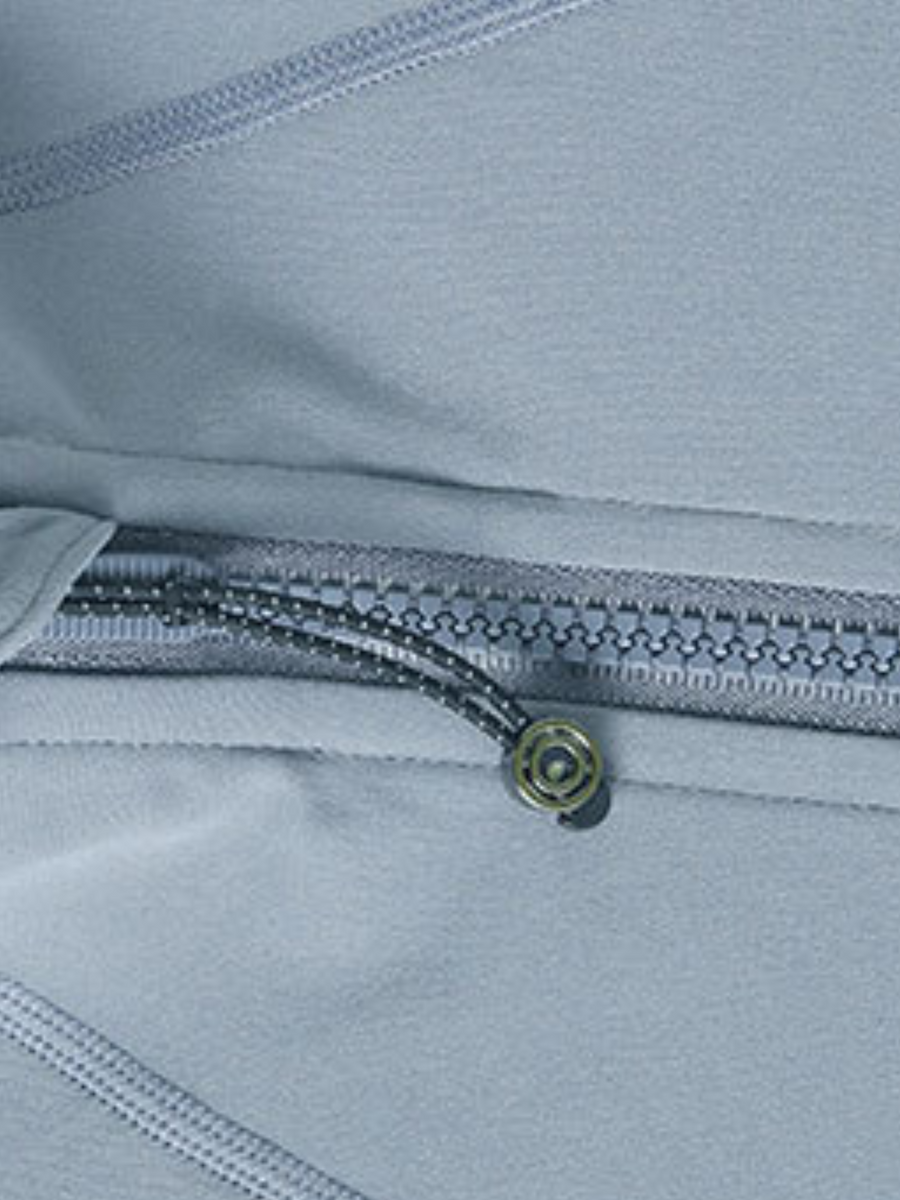 MesaPeak - Women's Fleece-Lined Slim-Fit Yoga Jacket with Thumbholes