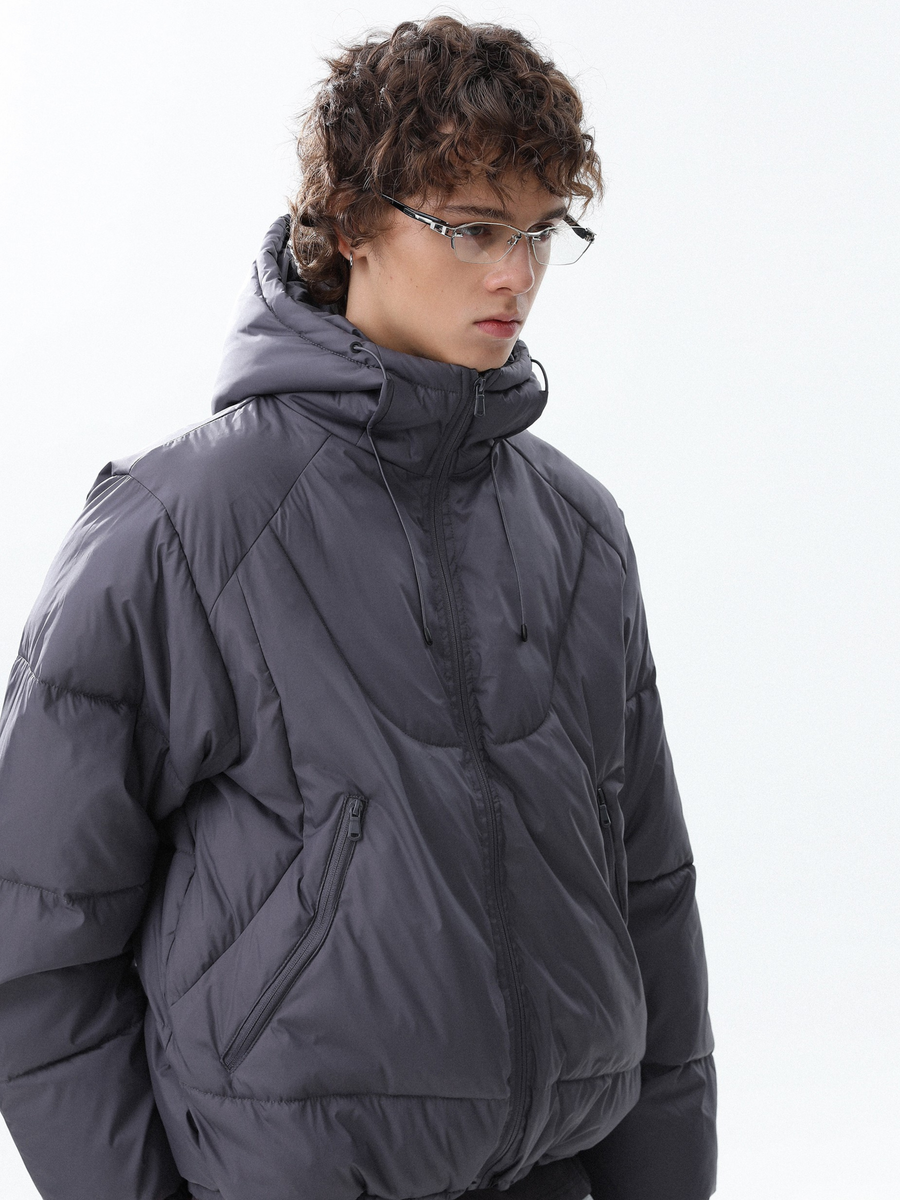 Trailcraft - Unisex Solid Color Quilted Loose Padded Jacket