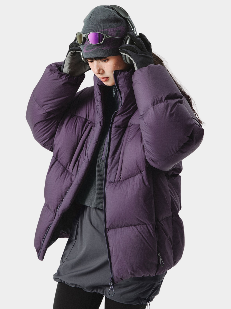 CougarStep - 95% White Goose Down Triple-Protection Stand Collar Jacket