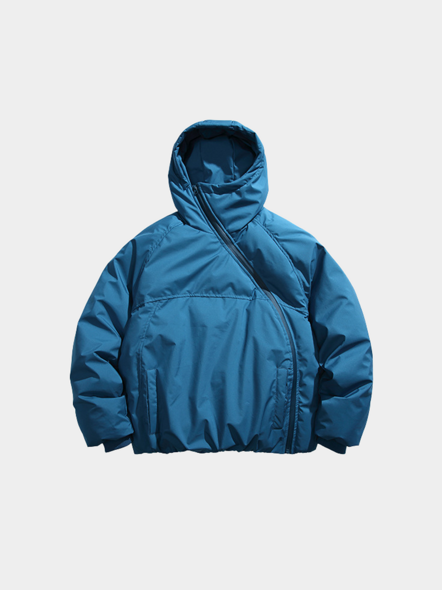 BluffGo - Unisex Asymmetric Zipper Water-repellent Insulated Jacket