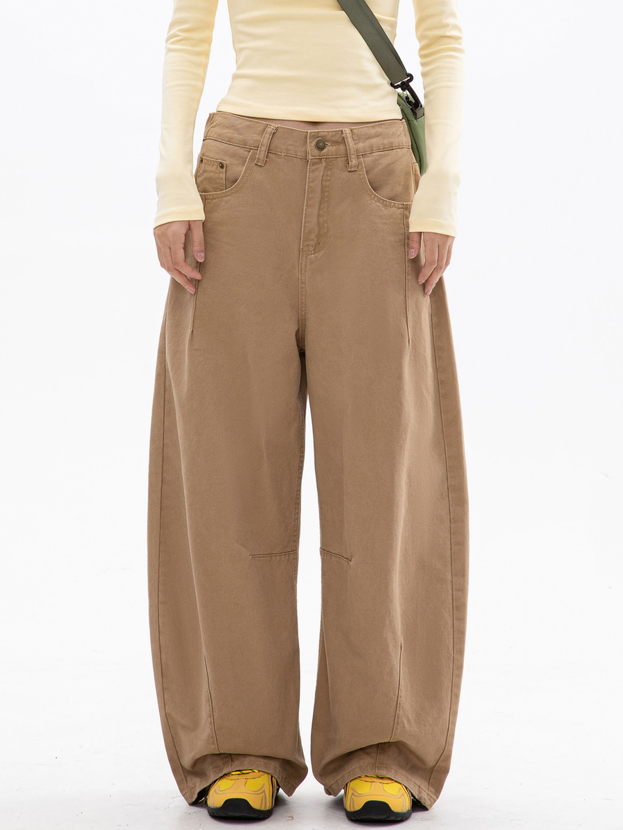 Valleyhike - Women's Relaxed Straight-Leg Cotton Pants
