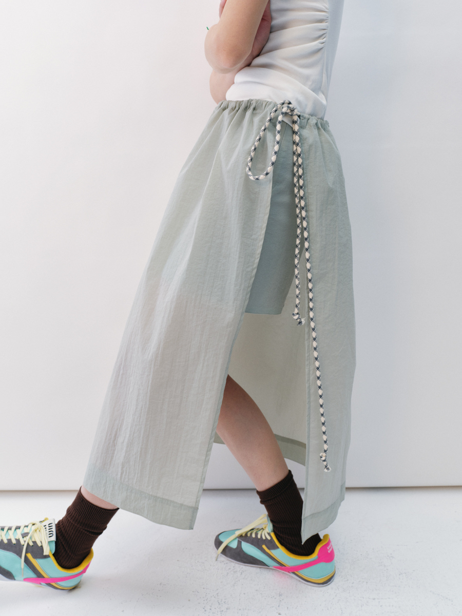 WolfPeak - Women's Layered Patchwork Overlay Skirt