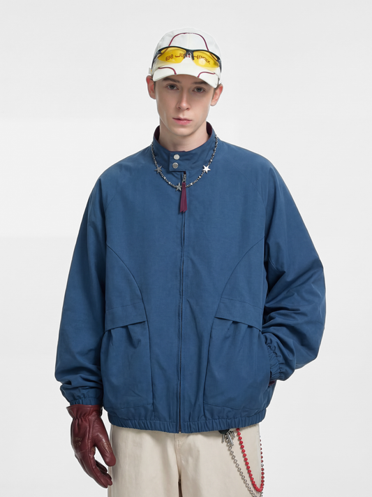 Fireecho - Unisex Windproof Stand-Collar Harrington Jacket