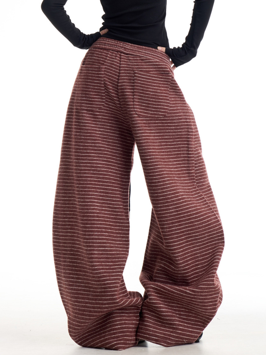 Emberburn - Women's Striped Wide-Leg Casual Pants