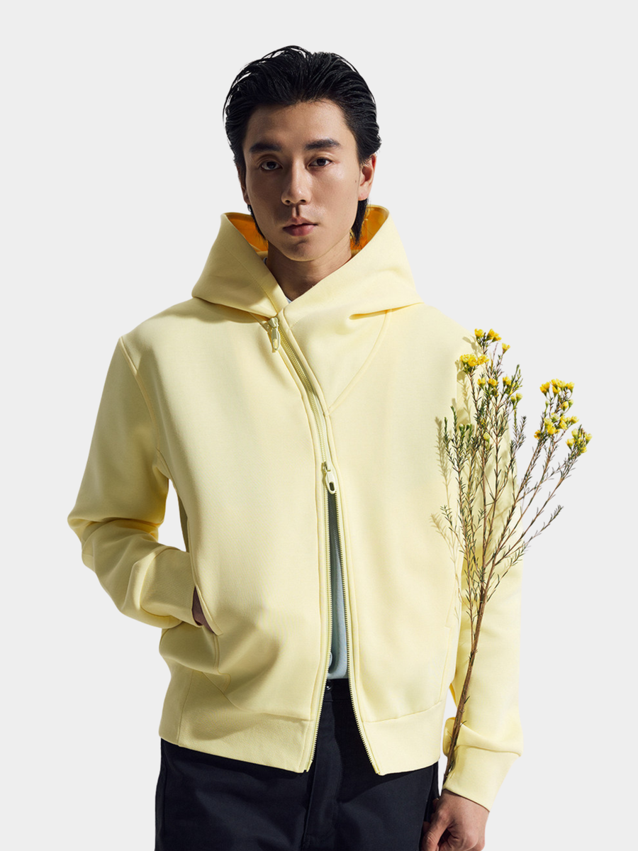 Ashhowl - Unisex Asymmetric Zip Air-Layer Jacket