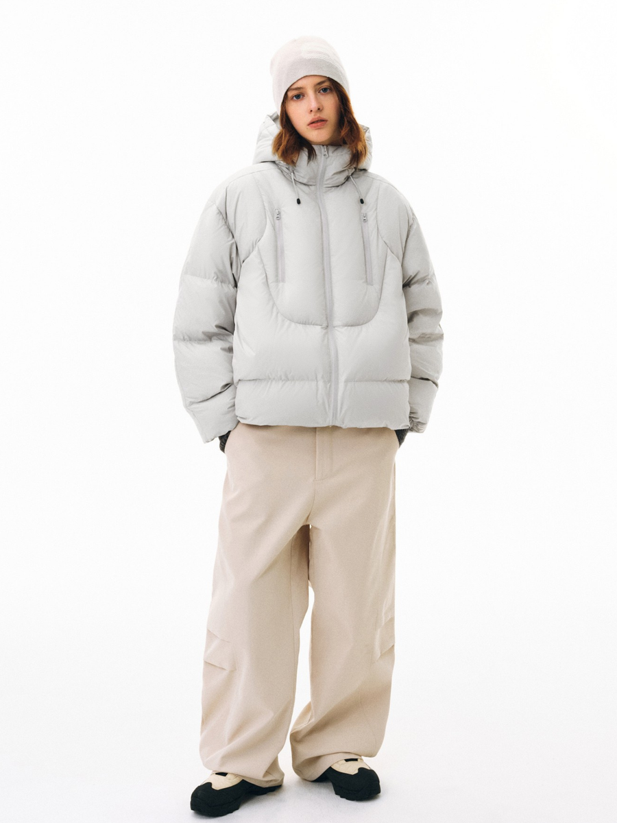 Emberfrost - Unisex 90% White Duck Down Dual-Zip Down Jacket