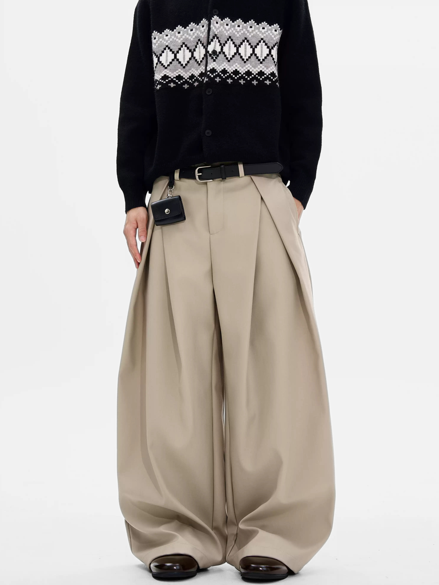 Thunderbreeze - Unisex Wrinkle-Resistant Double-Pleated Relaxed Fit Pants
