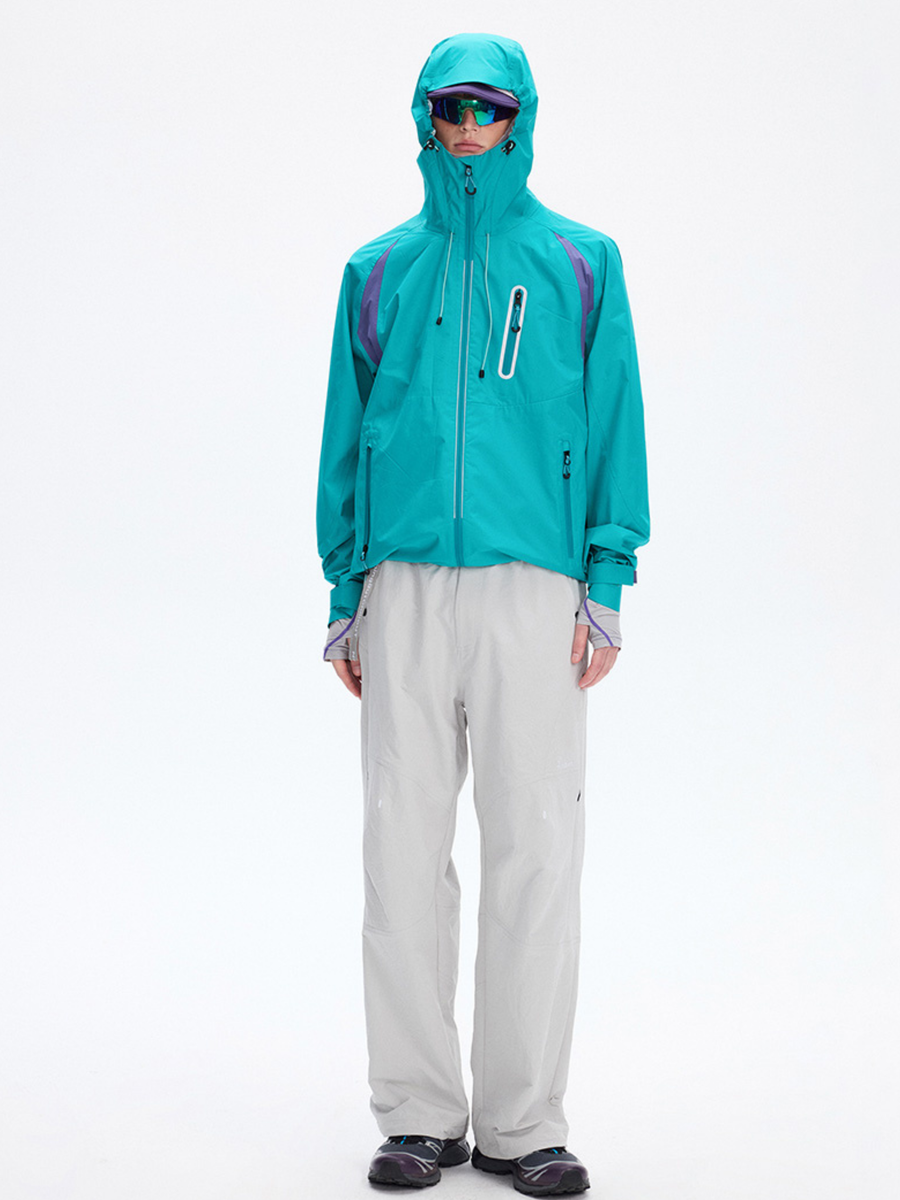 Ashcrack - Unisex Teflon 3-Proof Water-Repellent Hard Shell Jacket