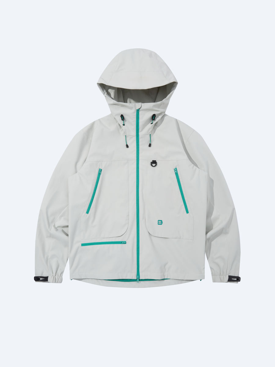 Emberpike - Unisex Color-Block Water-Repellent Adjustable Utility Jacket