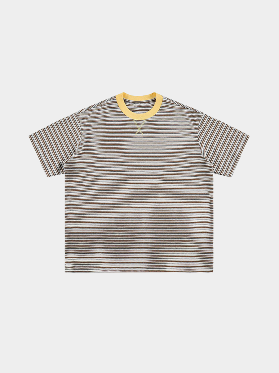 Deertrail - Unisex Heavyweight Contrast Stripe Oversized T-Shirt