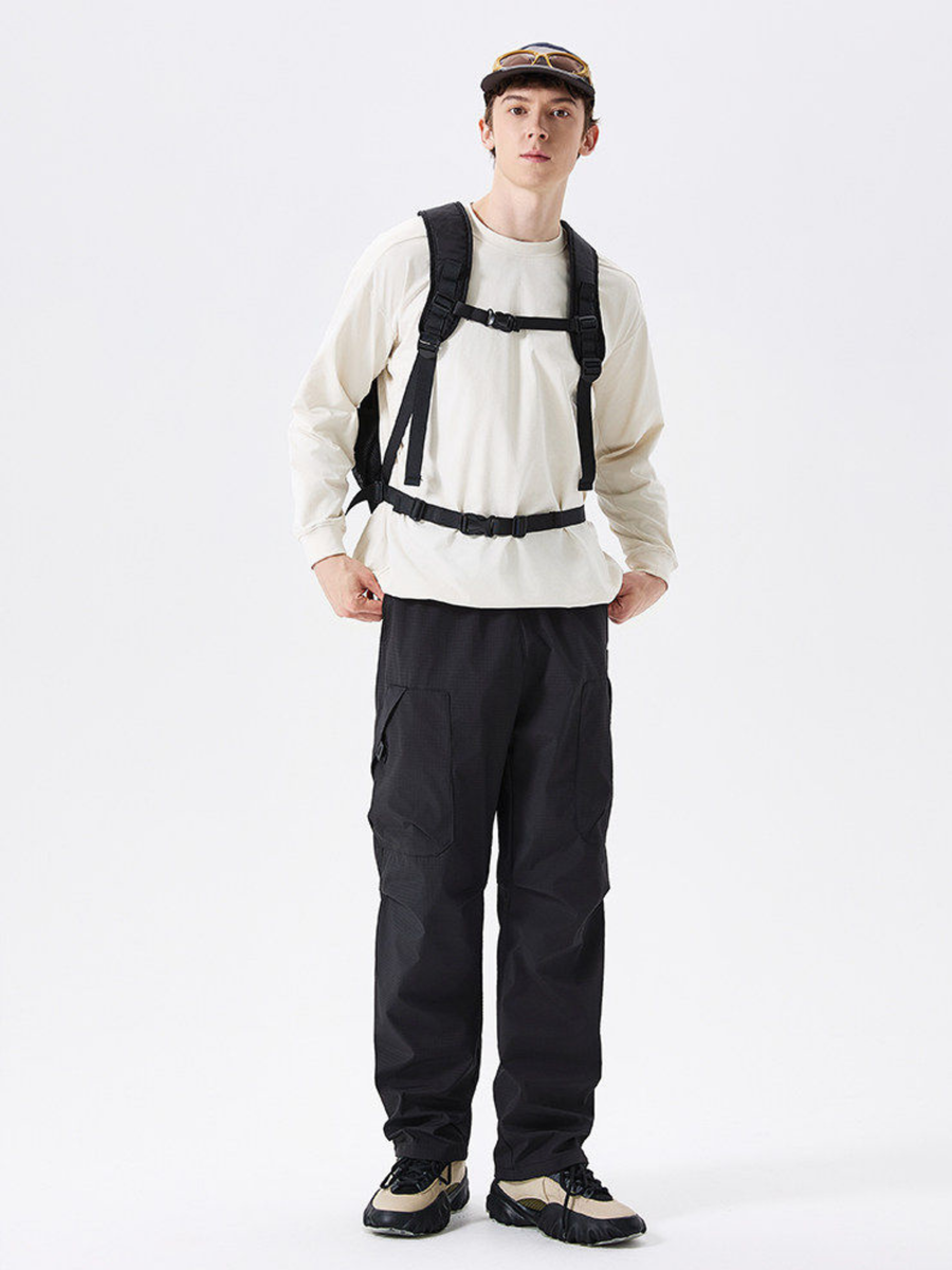 Eldritch - Unisex Water-Repellent Windproof Fleece-Lined Hiking Shell Pants