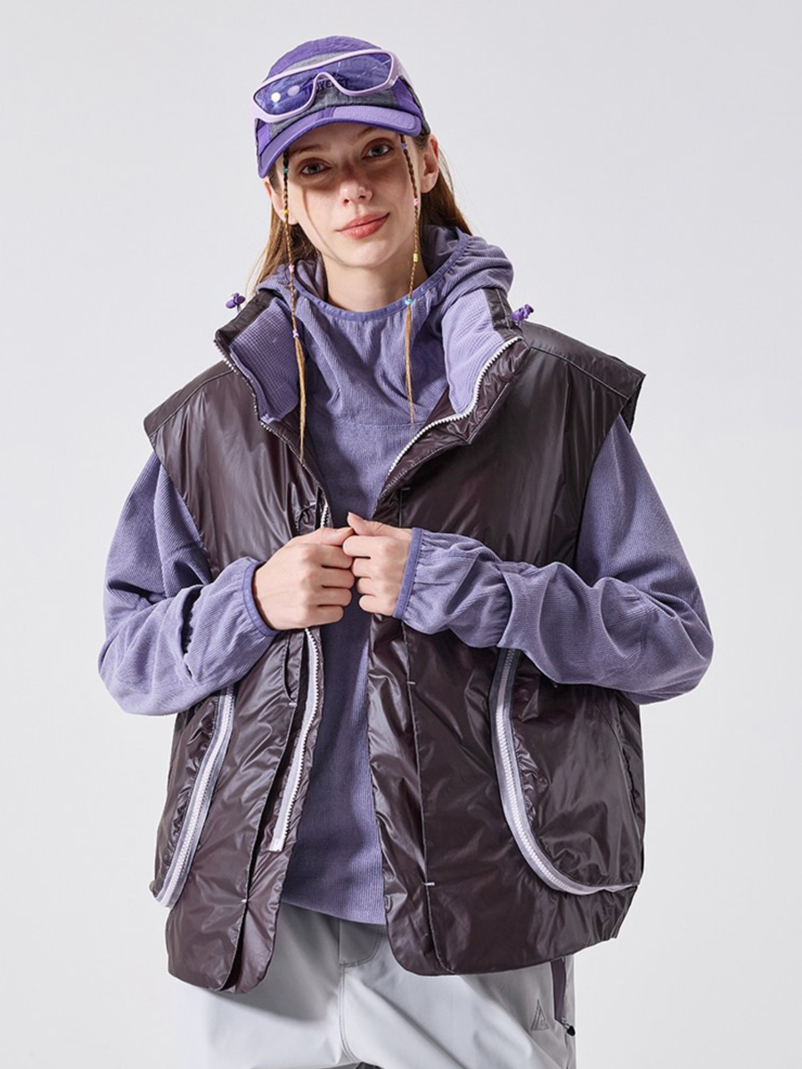 DryWrap - ColorShift Thermal 90% White Duck Down Vest