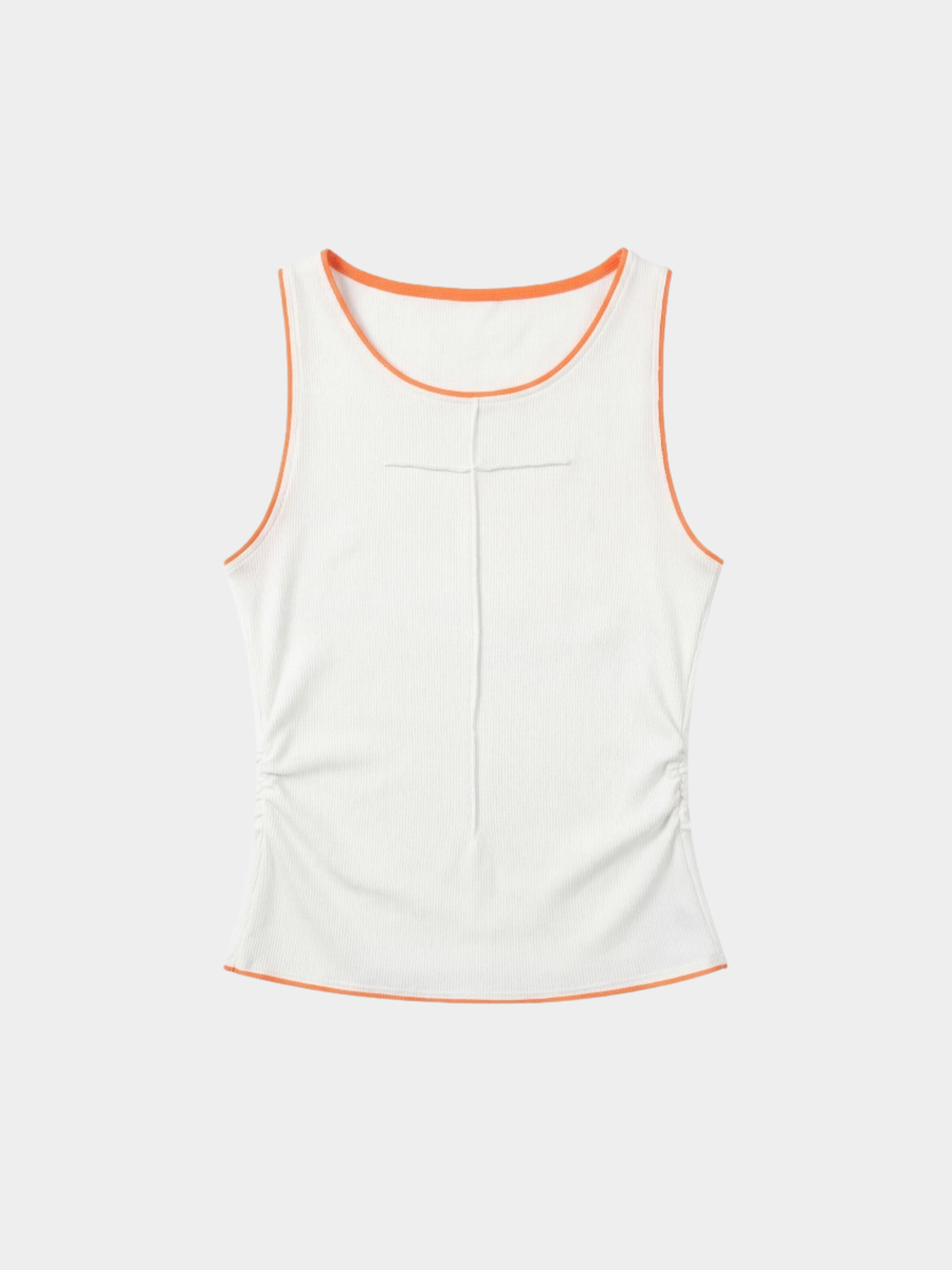 Redrock - Women's Slim Fit Cropped Sleeveless Cotton Tank Top