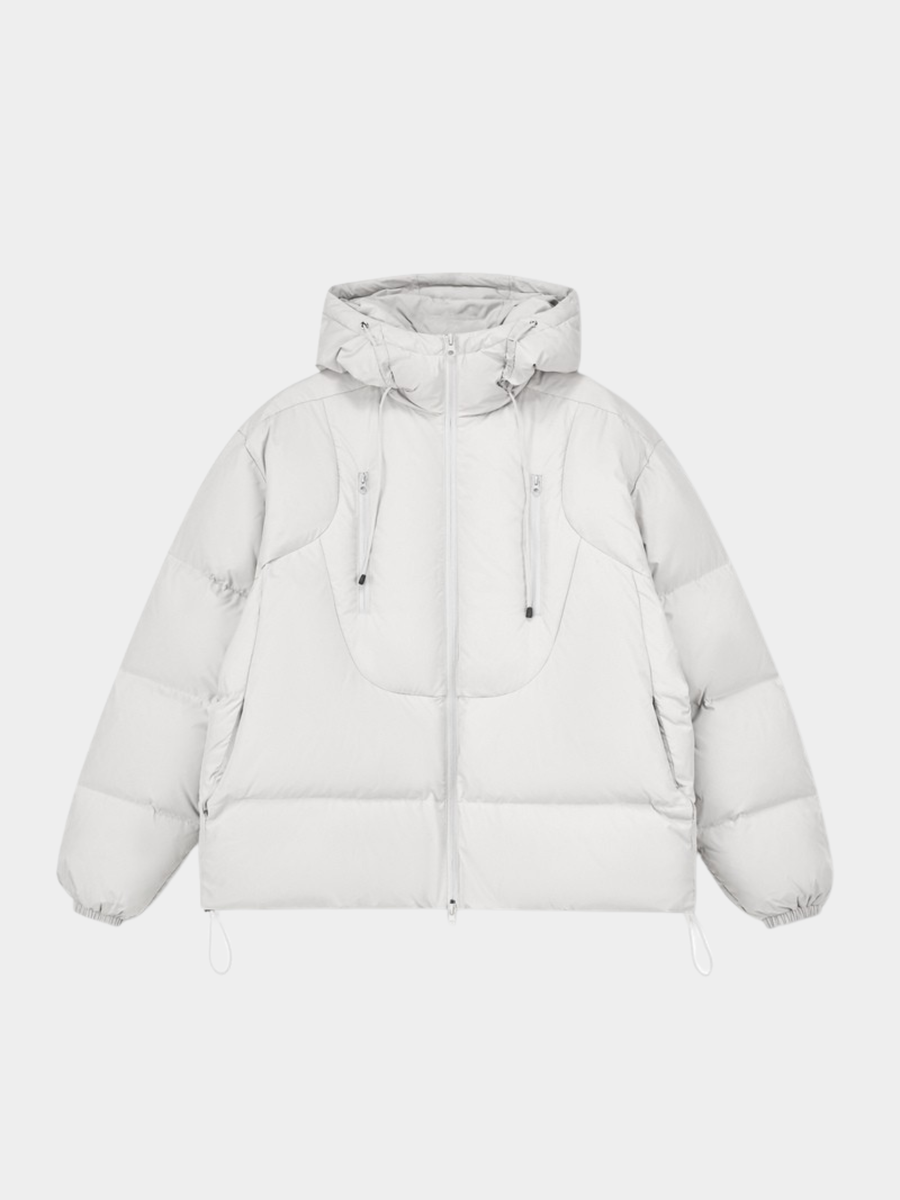 Emberfrost - Unisex 90% White Duck Down Dual-Zip Down Jacket