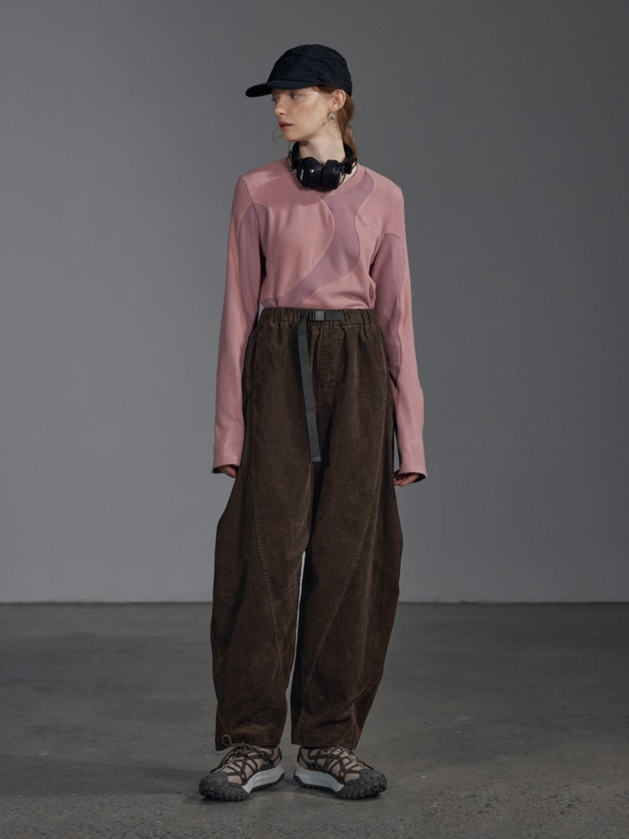 Ashcliff - Women's Loose Straight-Leg Corduroy Pants