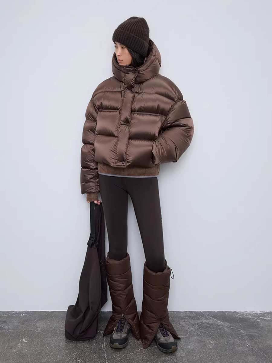 BluffLine - Women's Lightweight 95% White Goose Down Jacket