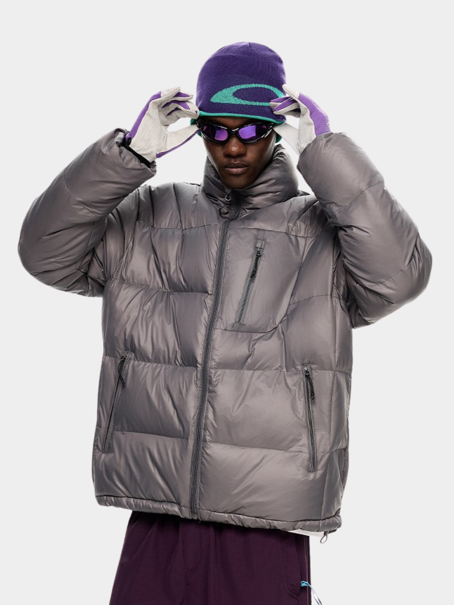 Embergrip - Men's Thermal Matte Stand-Collar Insulated Jacket