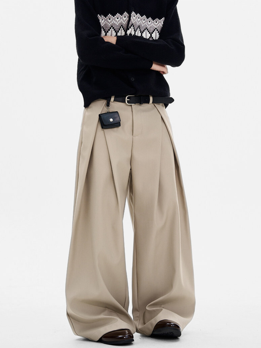 Thunderbreeze - Unisex Wrinkle-Resistant Double-Pleated Relaxed Fit Pants