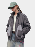 Explorer - Patchwork Pocket Stand Collar Insulated Jacket