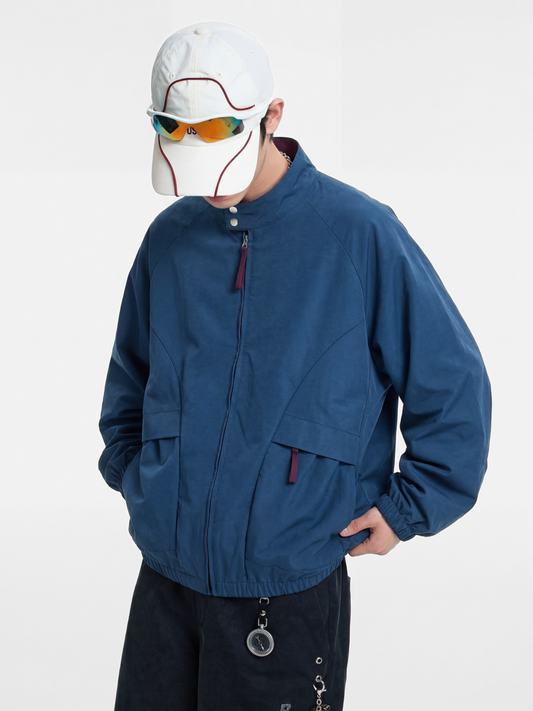 Fireecho - Unisex Windproof Stand-Collar Harrington Jacket