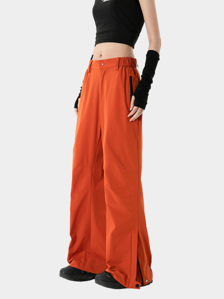 Aquatop - Women's Water-Repellent Windproof Loose Fit Cargo Pants