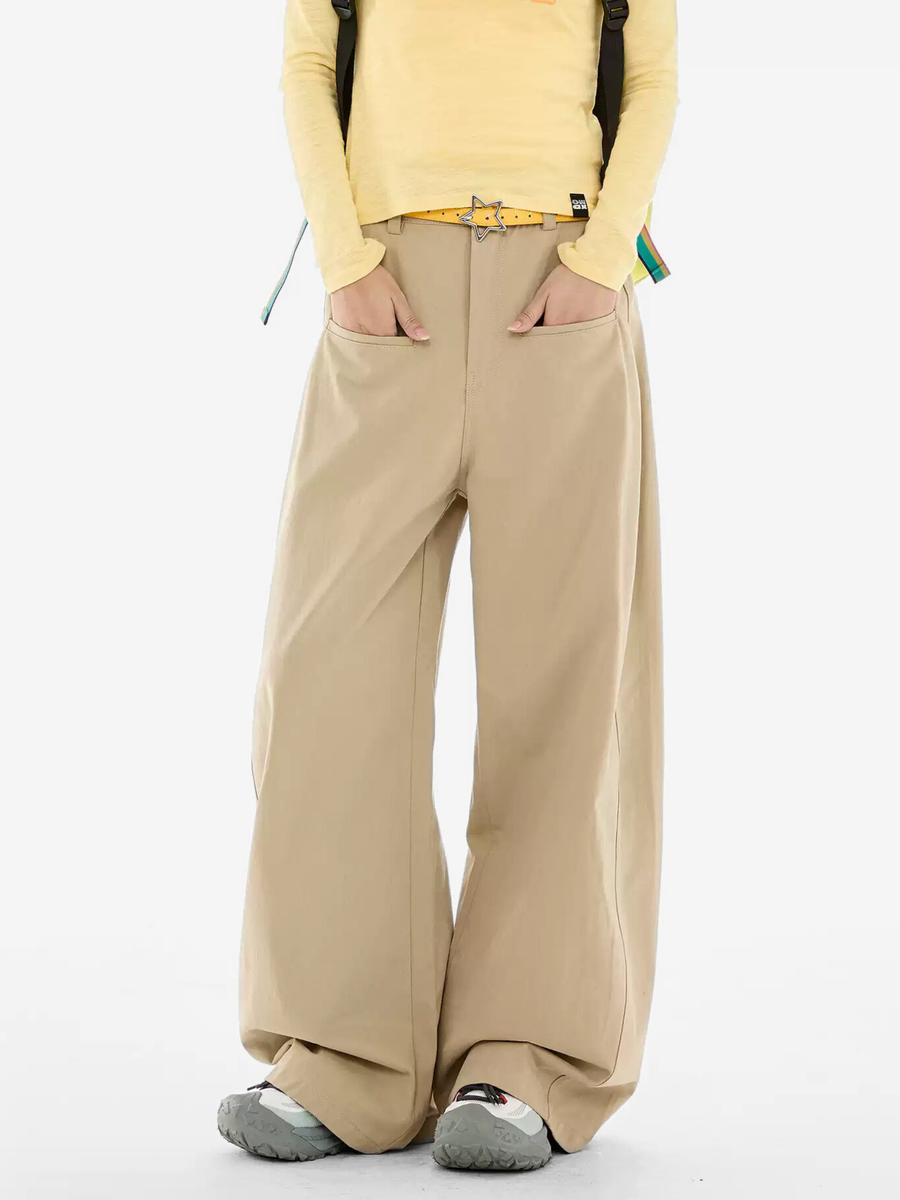 Longtrail - Women's Cotton Wide-Leg Straight Pants