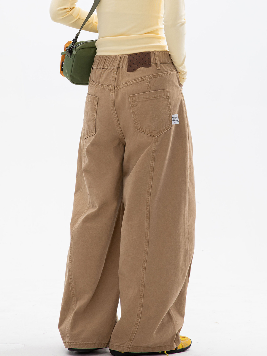 Valleyhike - Women's Relaxed Straight-Leg Cotton Pants
