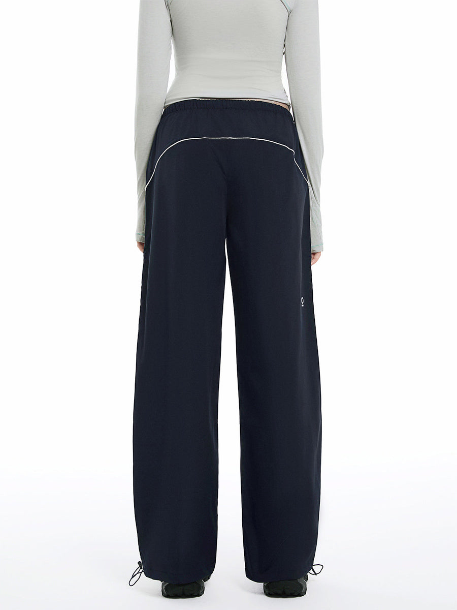 ThornNest - Women's Side-Stripe Loose-Fit Cuffed Sports Pants