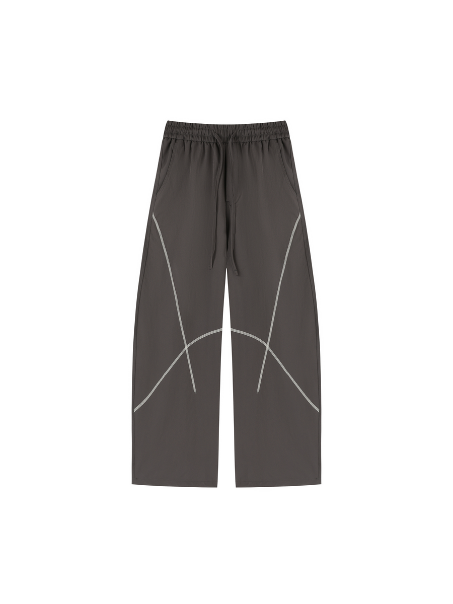 FrostDash - Unisex Loose Colorblock Hasso Stitch Pants