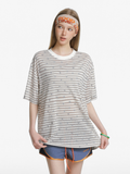 Ashdrift - Striped Star Lyocell Short Sleeve T-Shirt