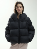 RavenScope - Women’s  90% White Duck Down Puffer Hooded Jacket