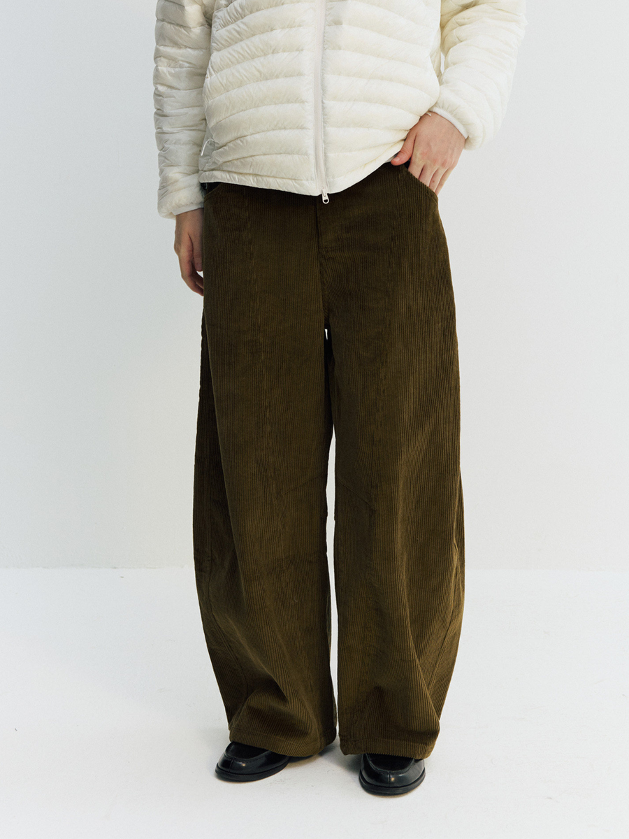 EchoBoard - Unisex Wrinkle-Resistant Corduroy Curved-Leg Casual Pants