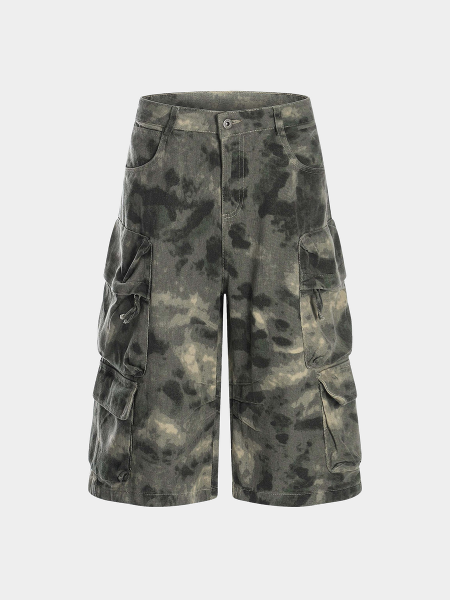 WolfDrop - Women's Camouflage Denim Shorts